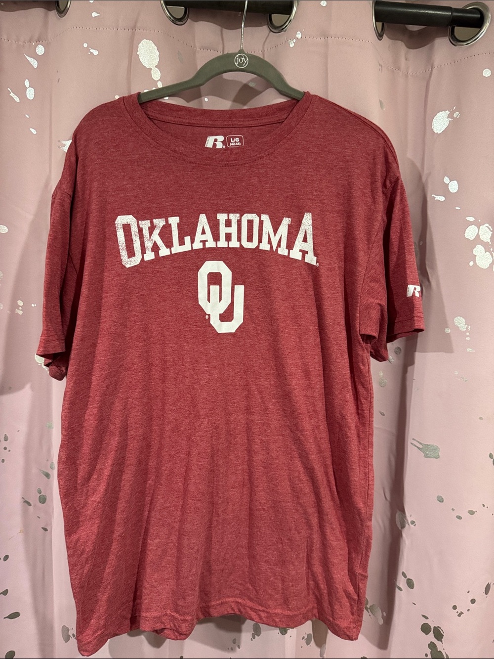 Russell Athletic Crimson Oklahoma OU Logo Tee